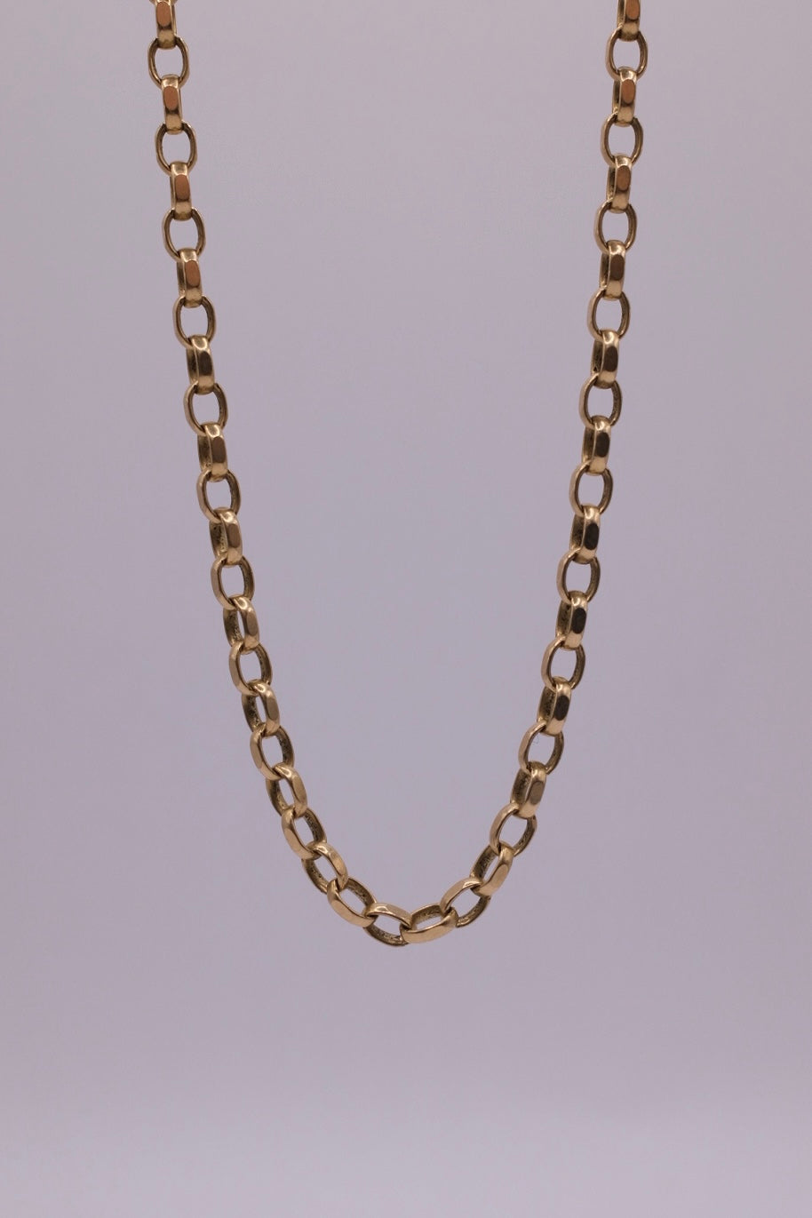 9ct Yellow Gold Belcher Chain