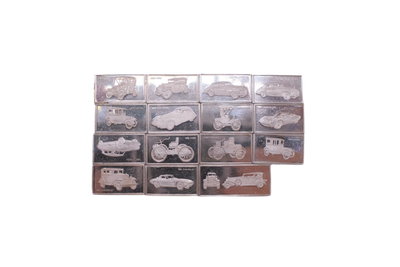 925 Silver Classic Car Miniature Collection