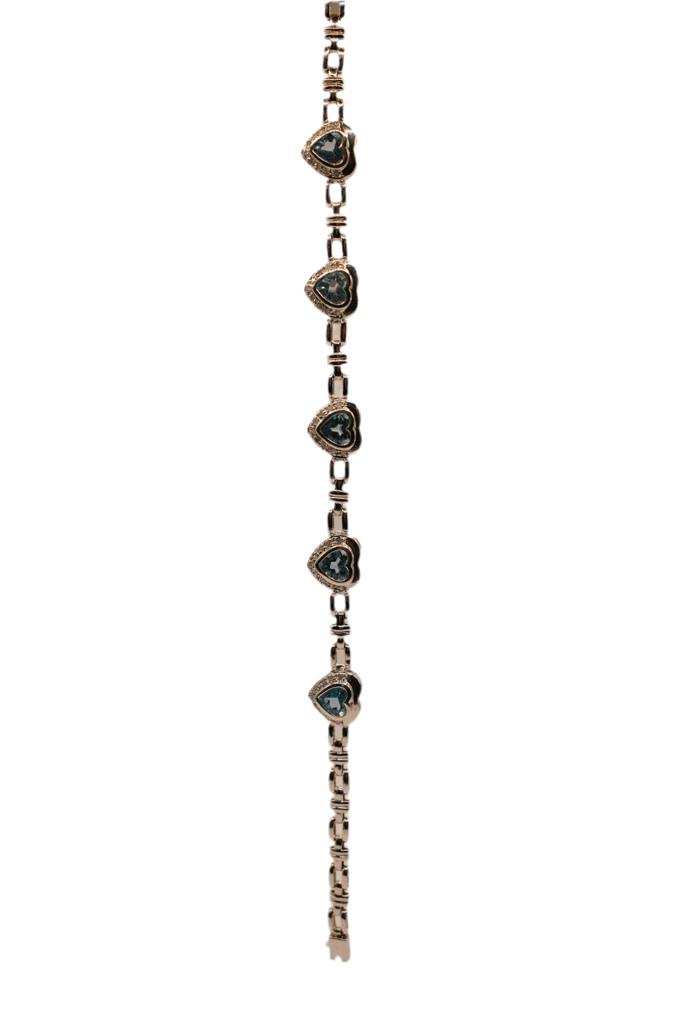 9ct Diamond & Topaz Bracelet