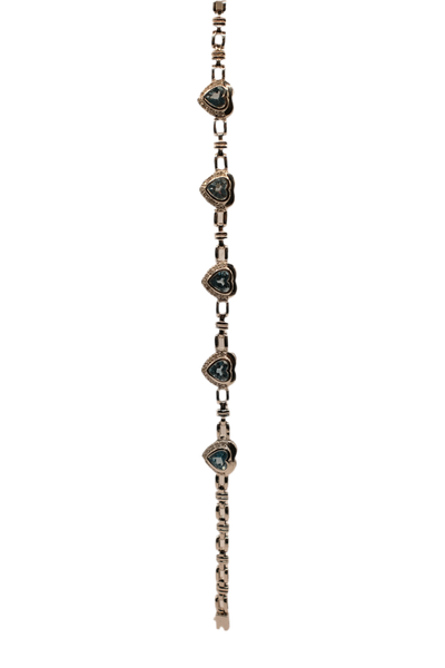 9ct Diamond & Topaz Bracelet