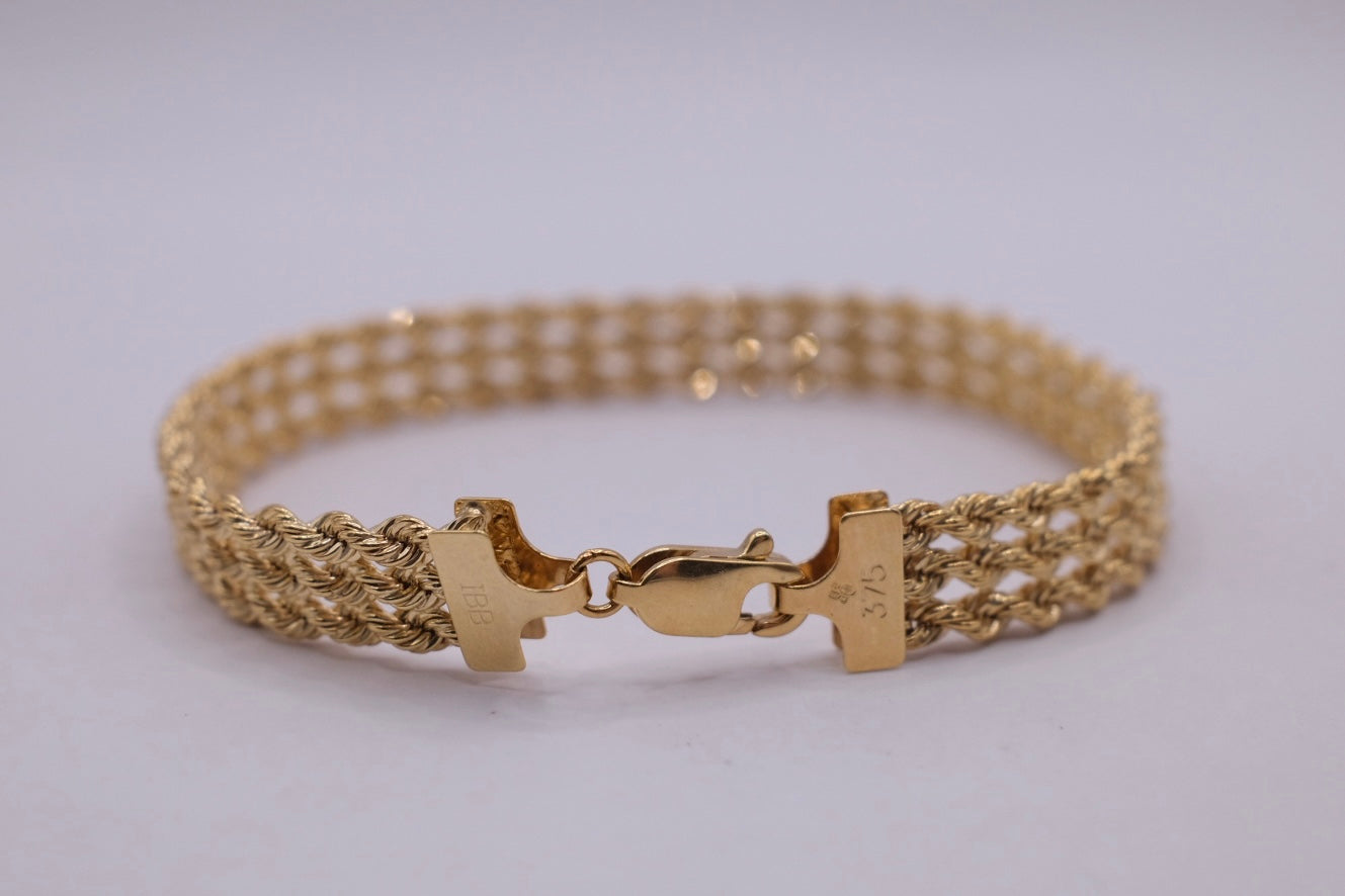 9ct Yellow Gold Bracelet