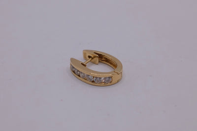 18ct Yellow Gold Diamond Earrings