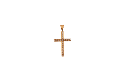 18ct Diamond Cross Pendant