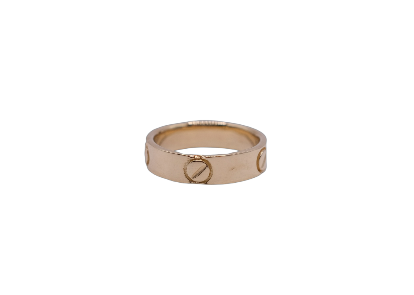 9ct Cartier Sytle Yellow Gold Ring