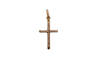 9ct Yellow Gold Cross Pendant