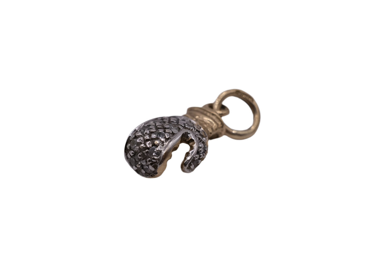 9ct Yellow Gold Boxing Glove Pendant
