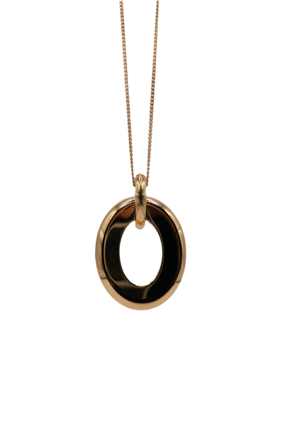 Burberry Yellow gold plated necklace