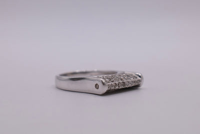 14ct White Gold Diamond Ring