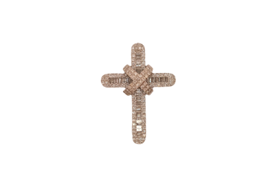 9ct Diamond Cross