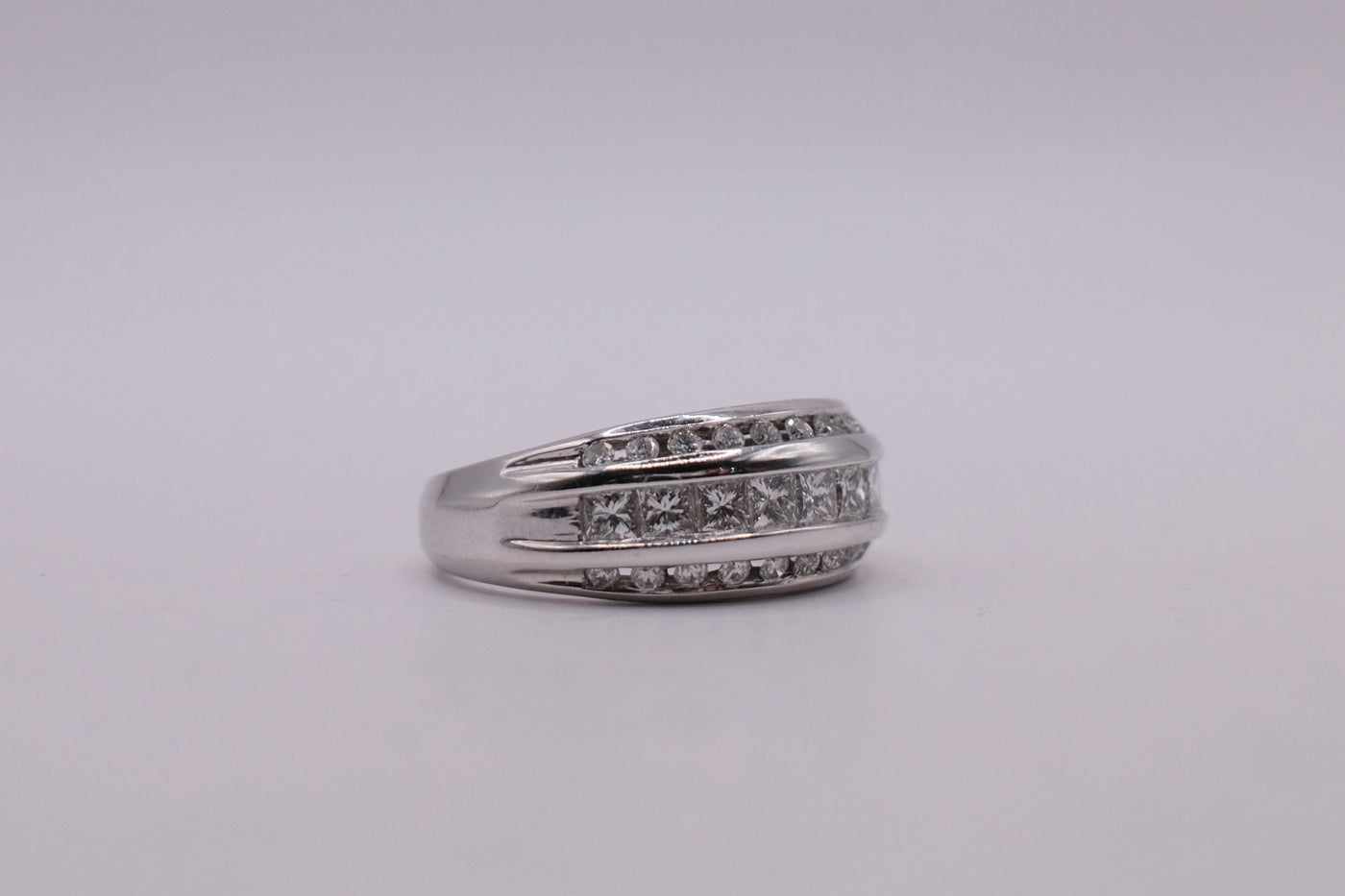 14ct Diamond Half ET Ring