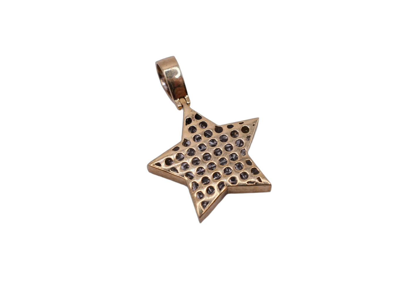 10ct yellow gold star pendant