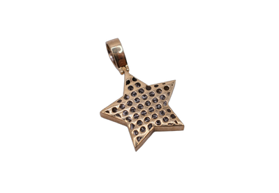 10ct yellow gold star pendant