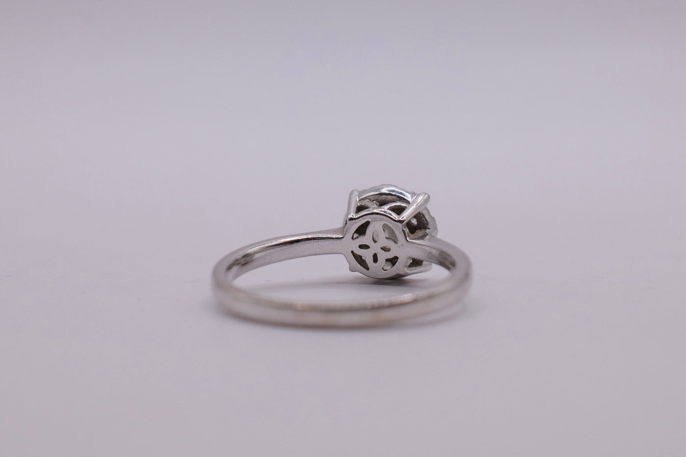 9ct White Gold Diamond Ring