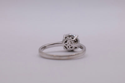 9ct White Gold Diamond Ring