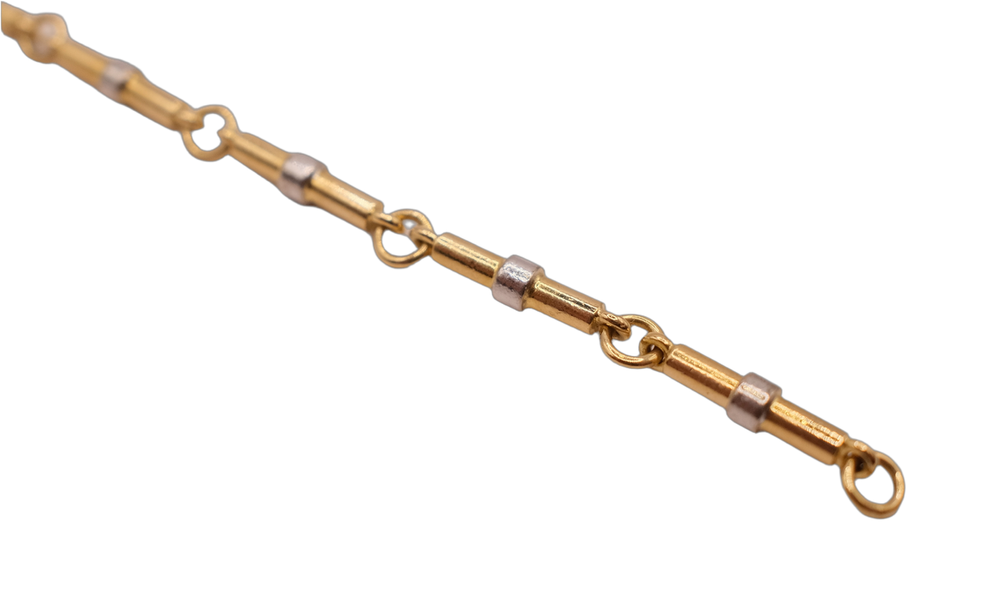18ct Tube Bracelet