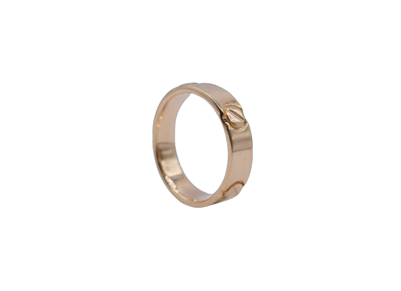 9ct Cartier Sytle Yellow Gold Ring
