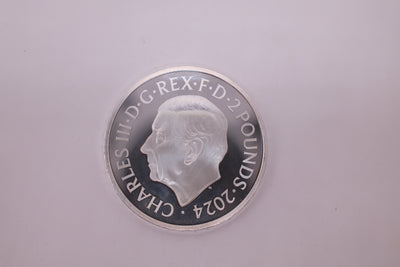 999 Silver 2 Pounds Coin