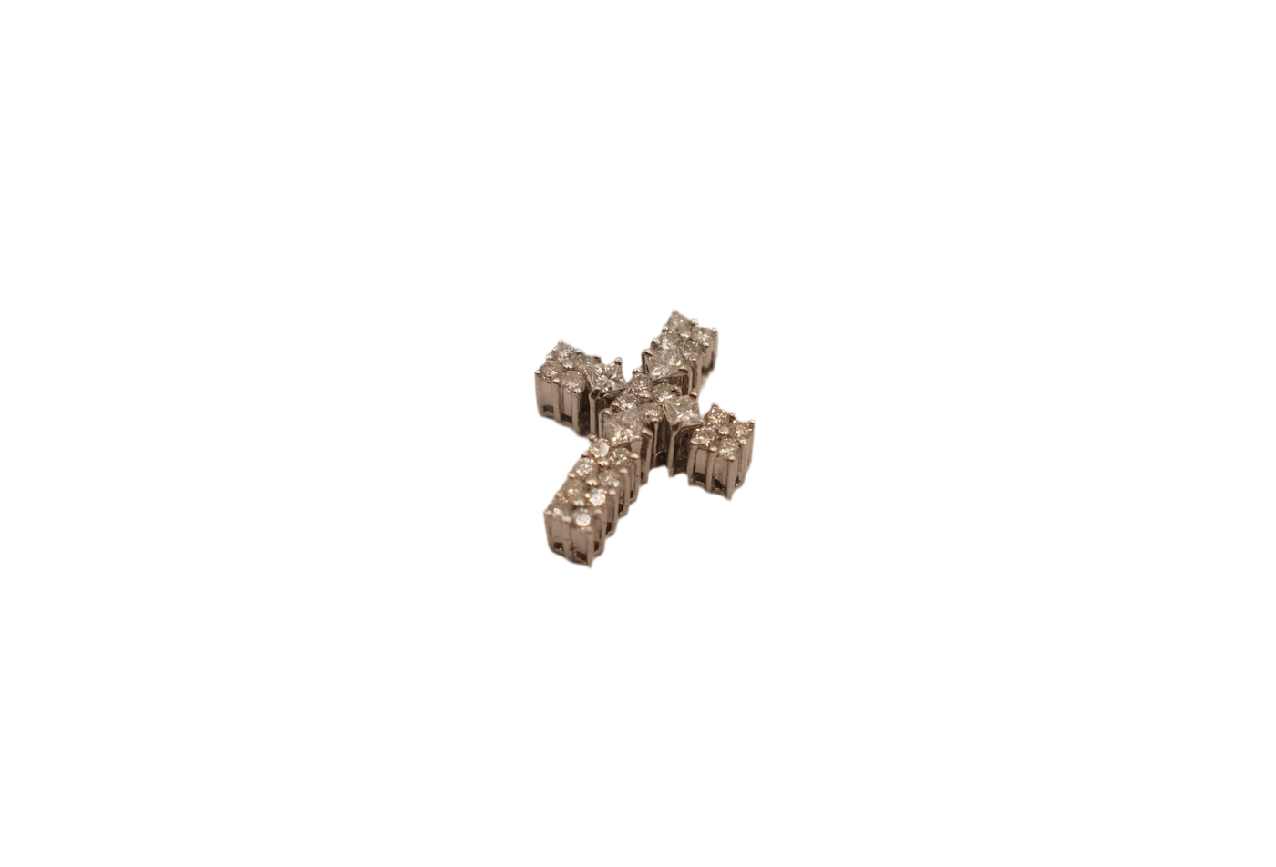 18ct Diamond Cross