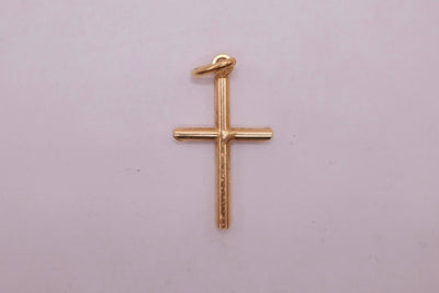 9ct Yellow Gold Cross Pendant