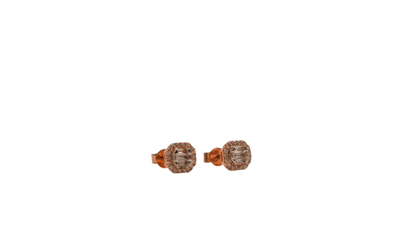 9ct Diamond Earrings