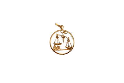 14ct Scales Pendant