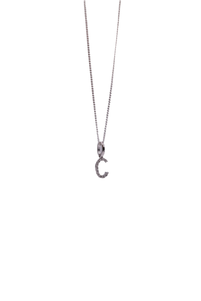 925 chain 9ct diamond pendant