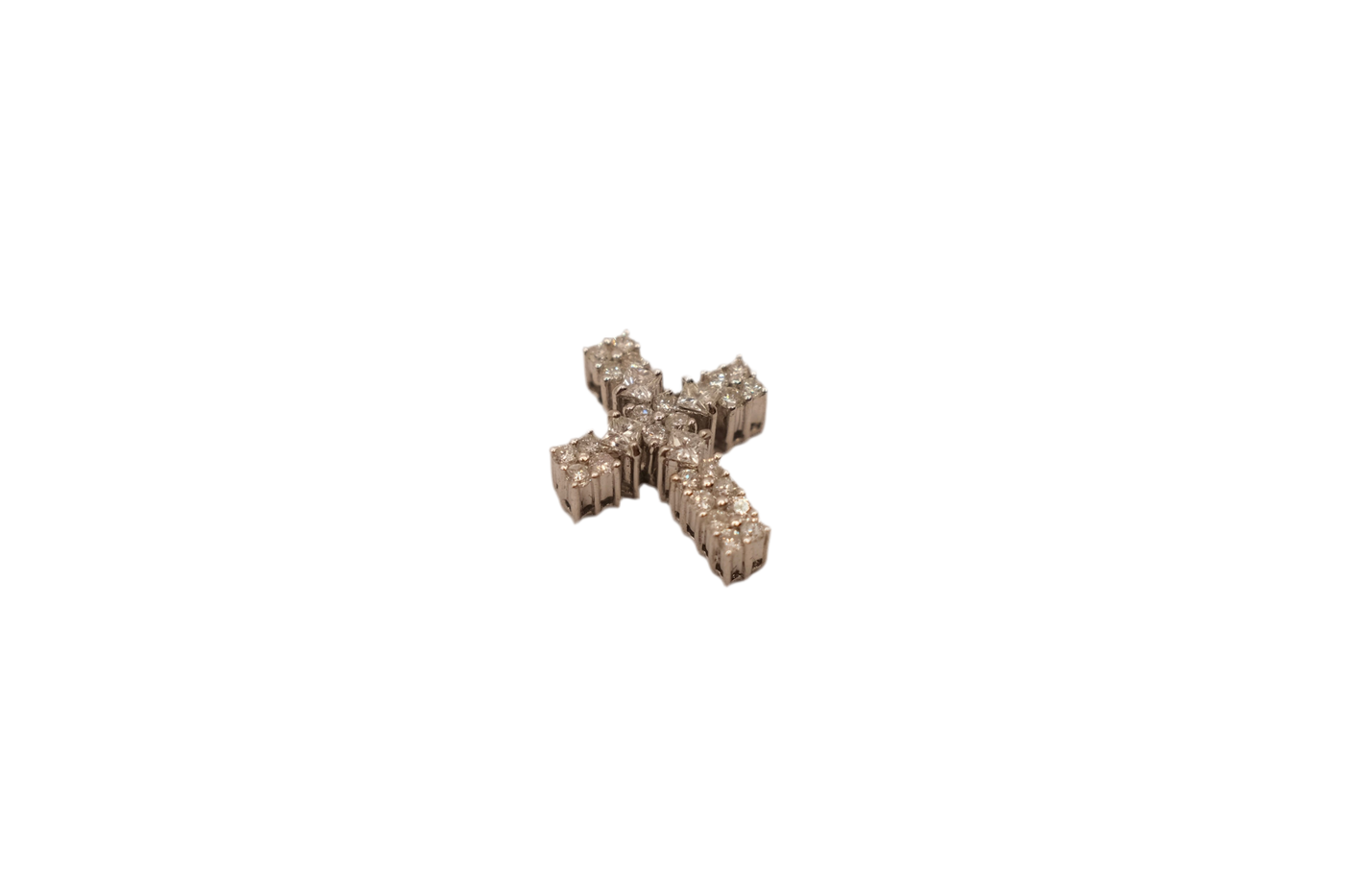 18ct Diamond Cross