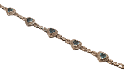 9ct Diamond & Topaz Bracelet