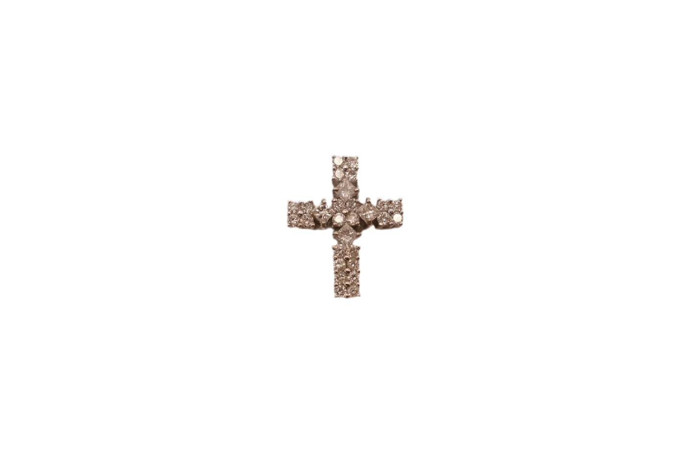 18ct Diamond Cross
