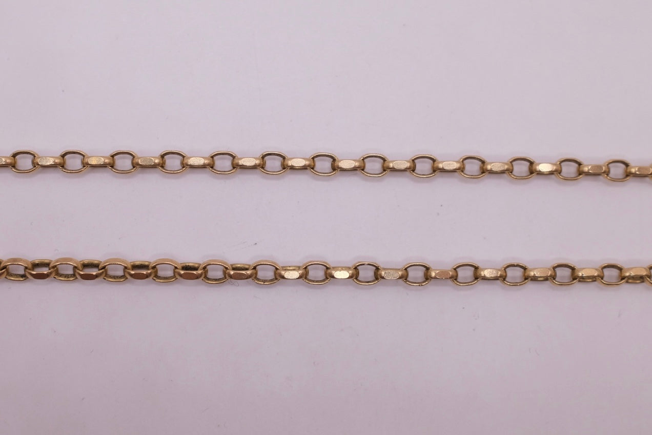 9ct Yellow Gold Belcher Chain