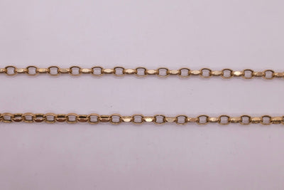 9ct Yellow Gold Belcher Chain
