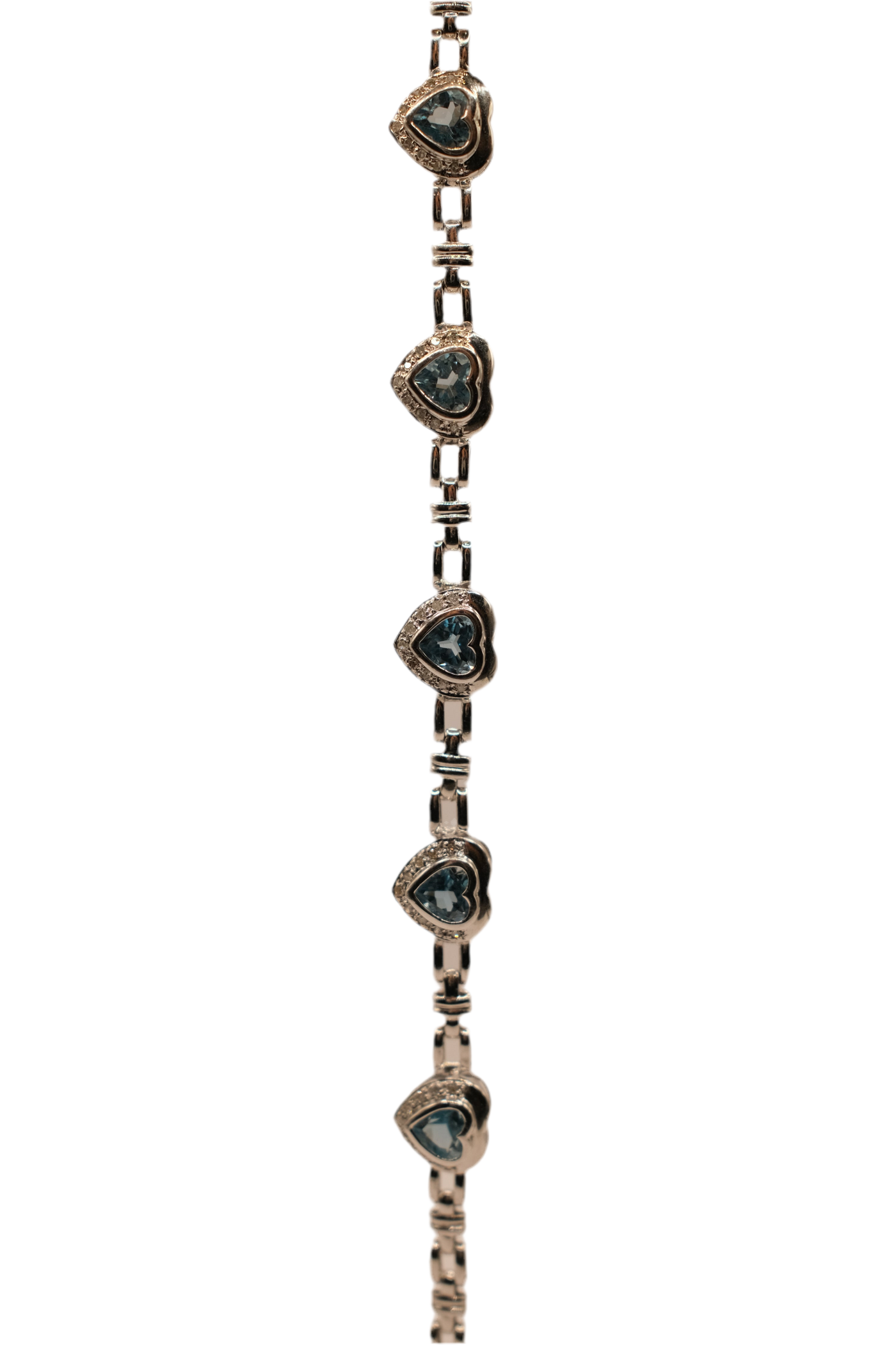 9ct Diamond & Topaz Bracelet