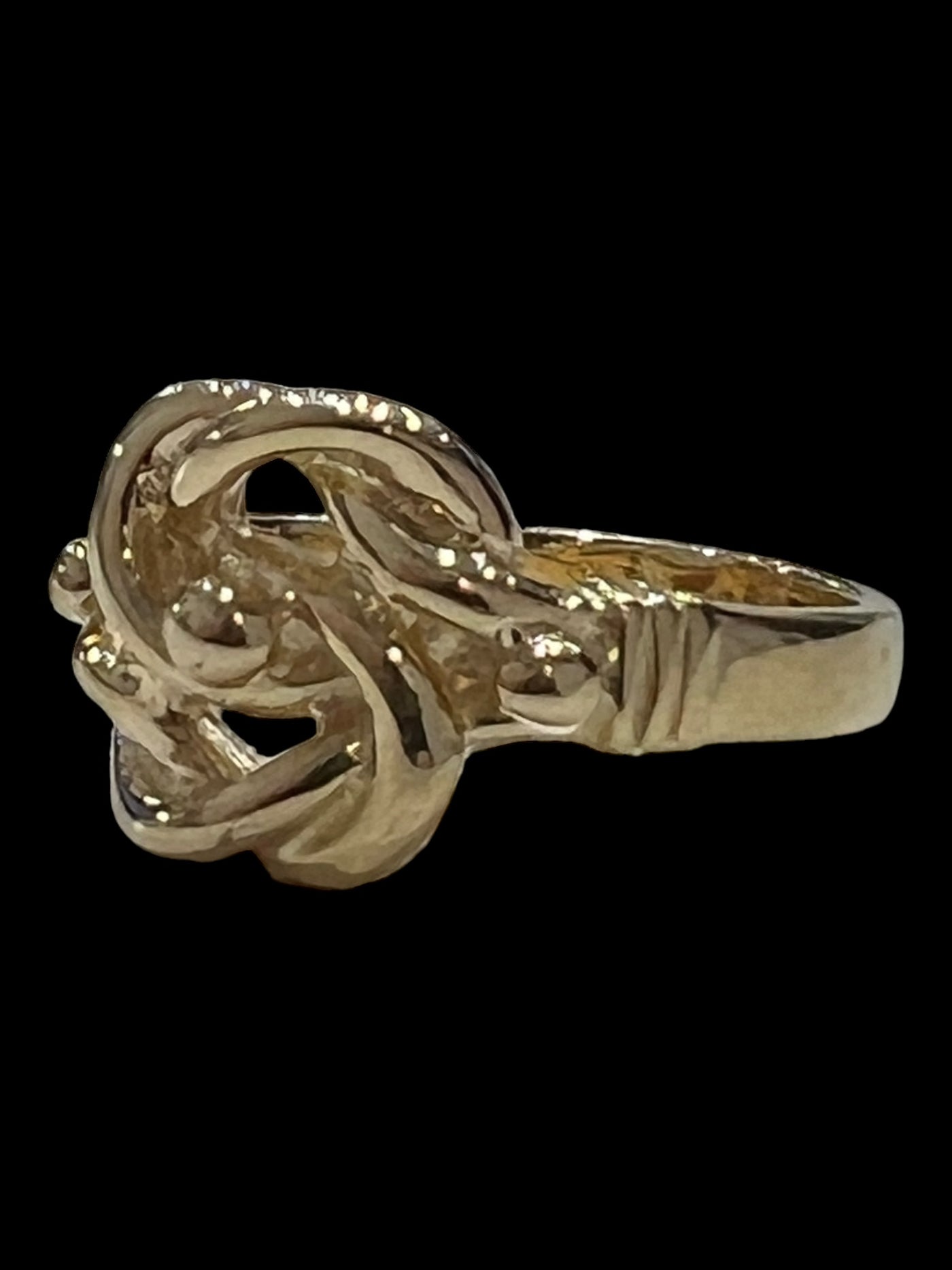 9CT LOVE KNOT RING