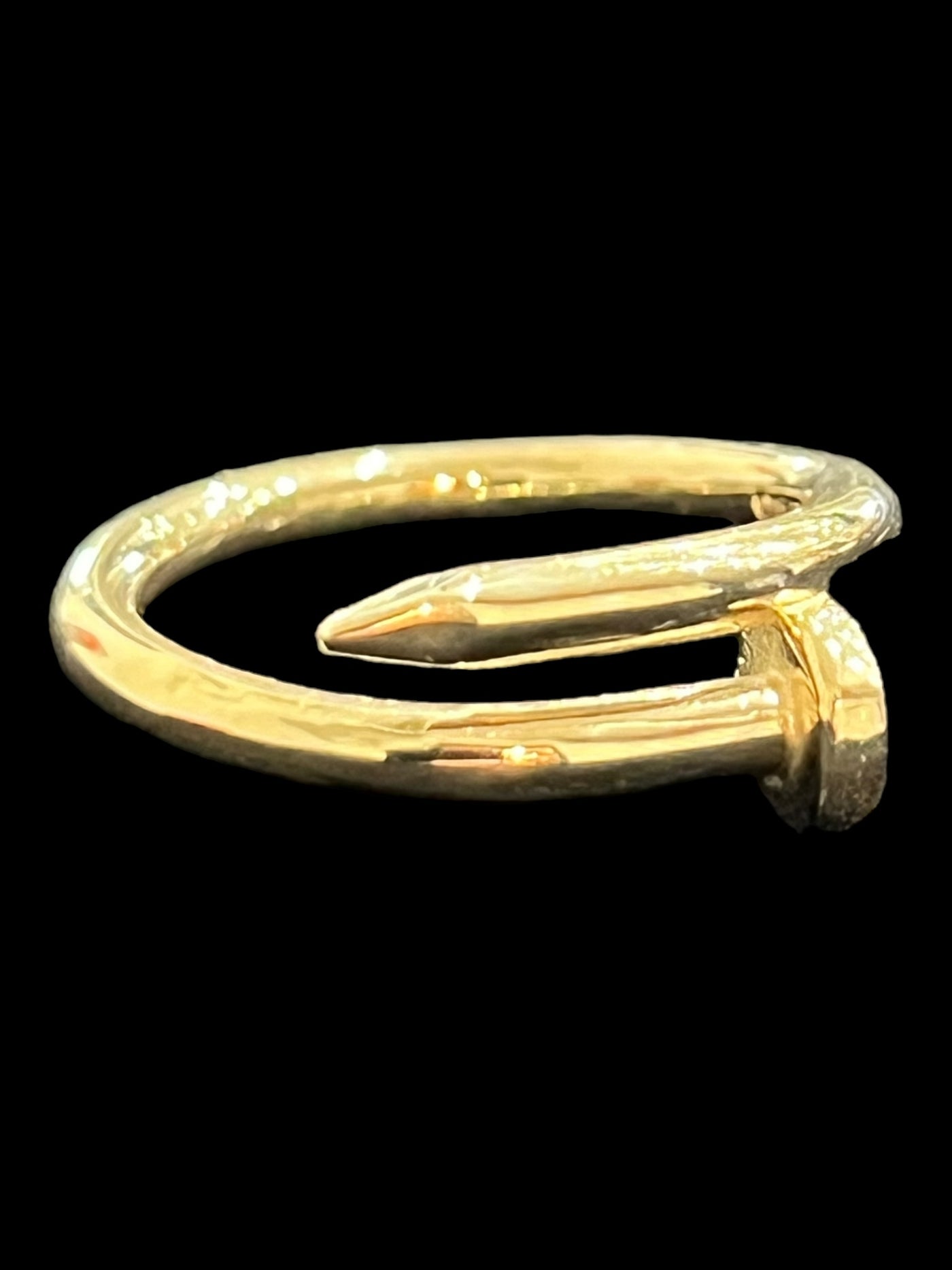 9CT CARTIER STYLE NAIL RING