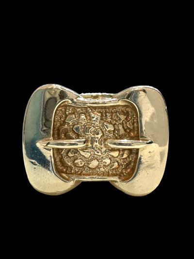 9ct Buckle Ring